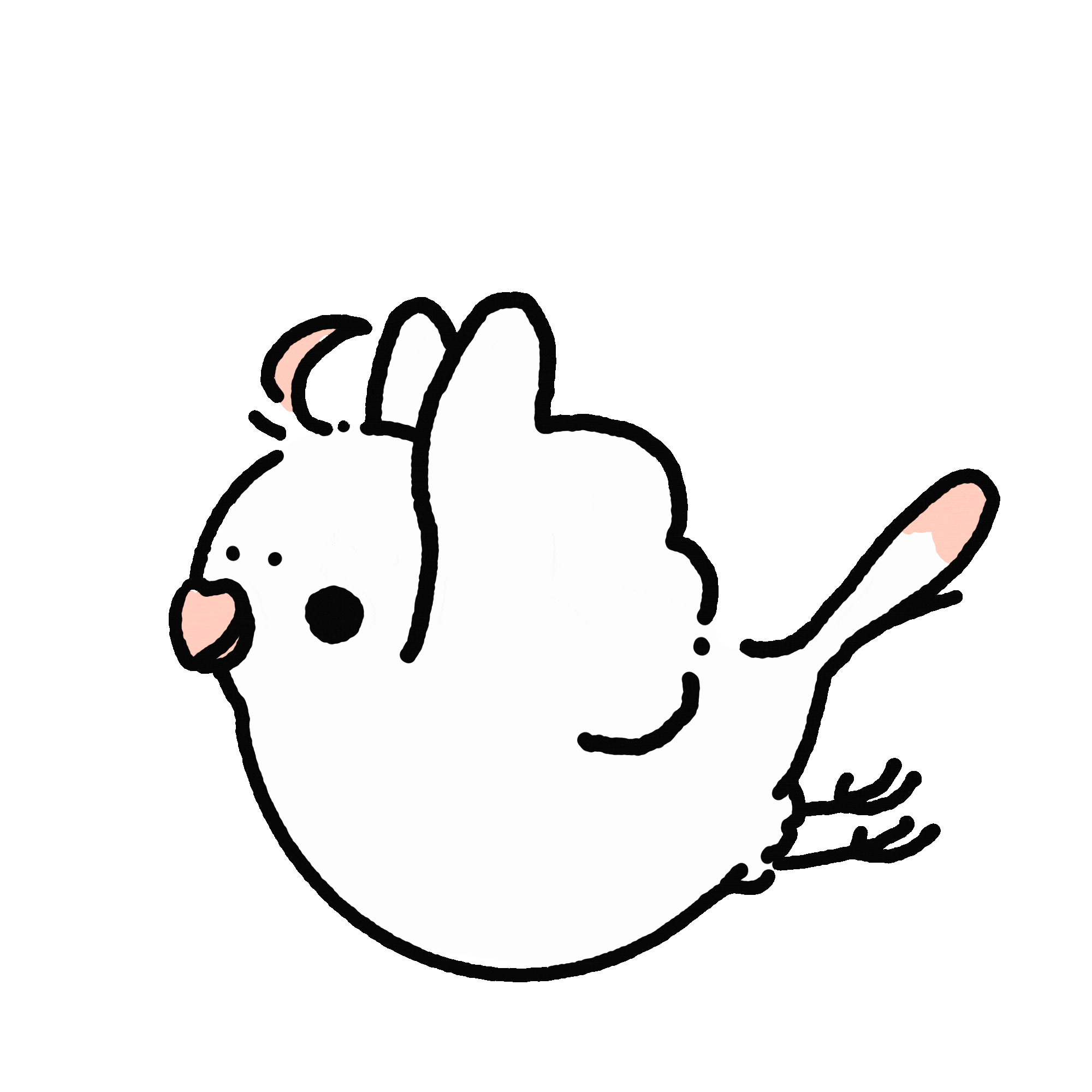 とりぴょん（うさぎ）
